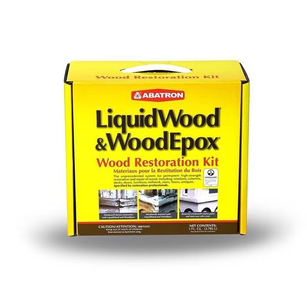 LiquidWood and WoodEpox Beige Wood Restoration Kit 4 qt, Abatron, Mfr#: WRK4QKR
